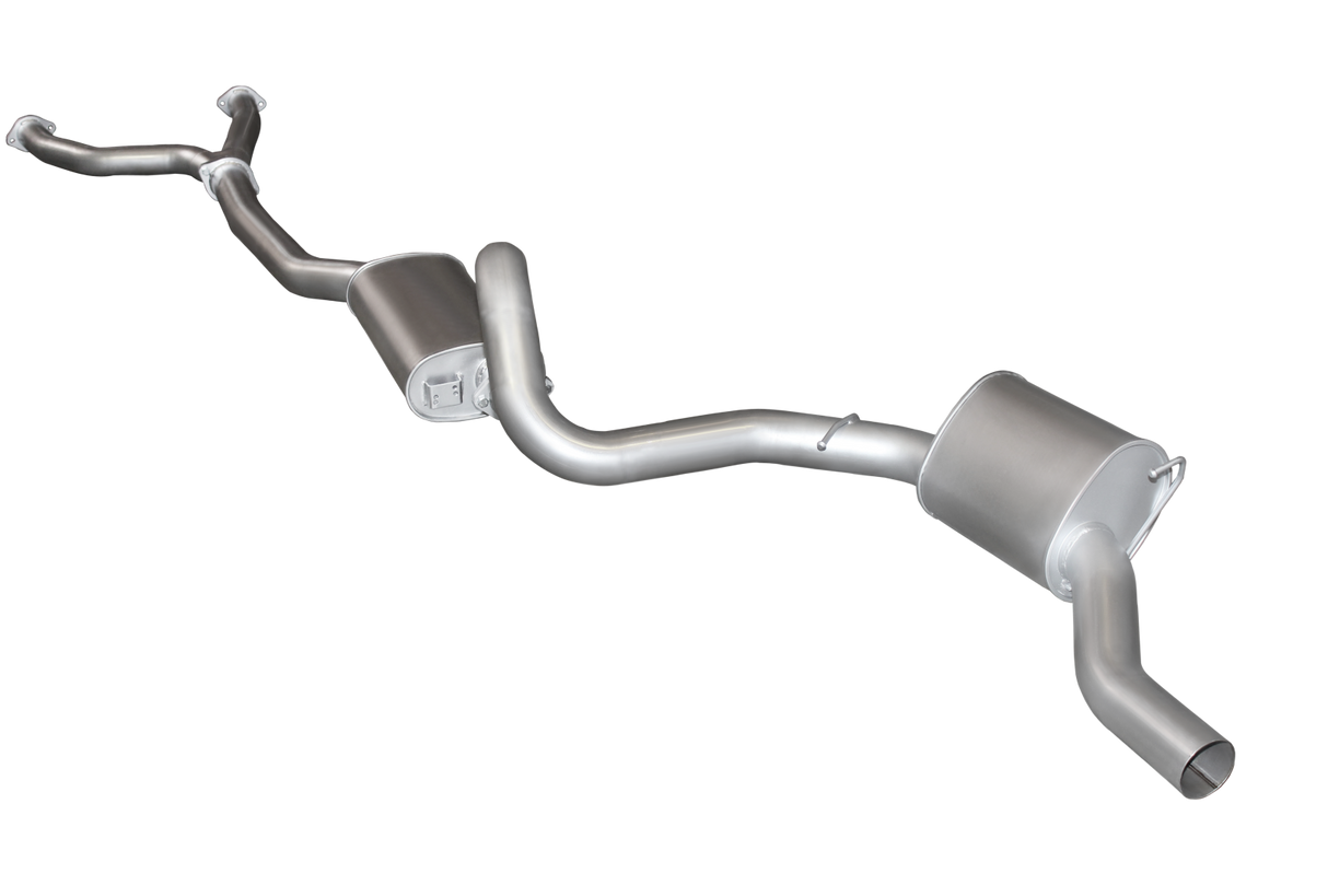 Manta - Ford Falcon EB, ED, EF, EL 5.0L V8 & AU 5.0L V8 Sedan (1991-2002) - Cat Back - 3" Single Exhaust - Muffler/Muffler