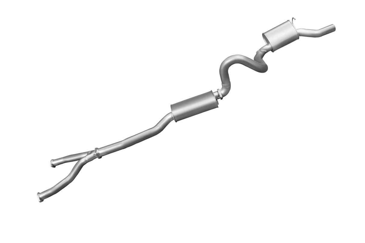 Manta - Ford Falcon EB, ED, EF, EL 5.0L V8 & AU 5.0L V8 Sedan (1991-2002) - Cat Back - 3" Single Exhaust - Muffler/Muffler