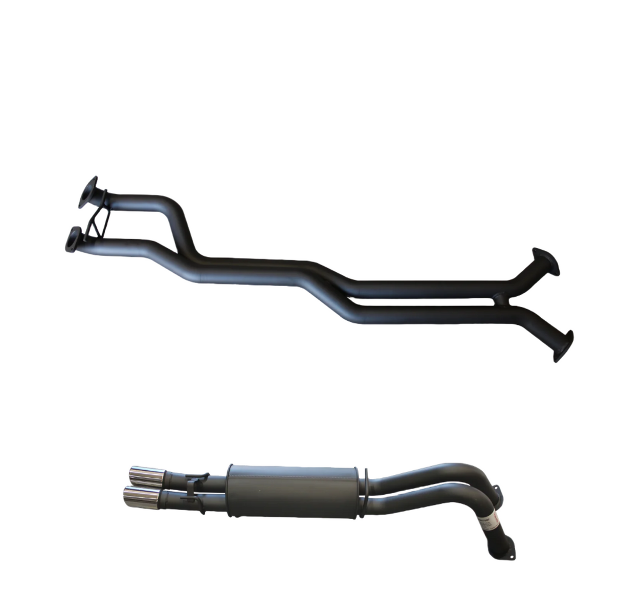 Manta - Holden Crewman VY VZ V8 (2003 - 2006) All Wheel Drive Dual Cab Ute Rear Wheel Drive 1 ton 2.5in Dual Catback Muffler/Muffler