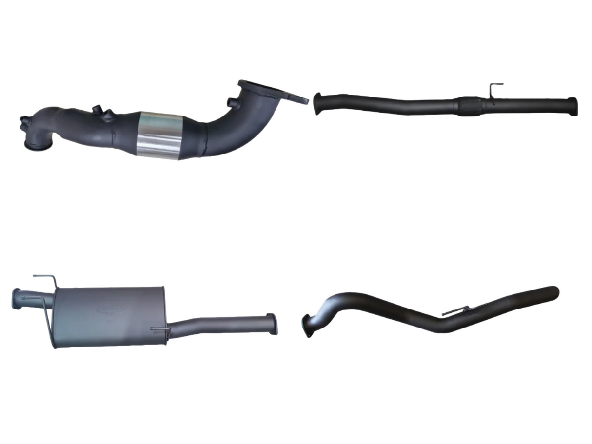 Manta - Isuzu D-MAX 2020+ 3.0L - Turbo Back System - 3" Single Exhaust with Cat / with Muffler