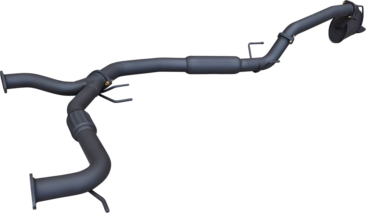 Manta - Nissan Patrol Y62 V8 5.6L Wagon - 3" Cat Back Exhaust System with Hotdog/Muffler
