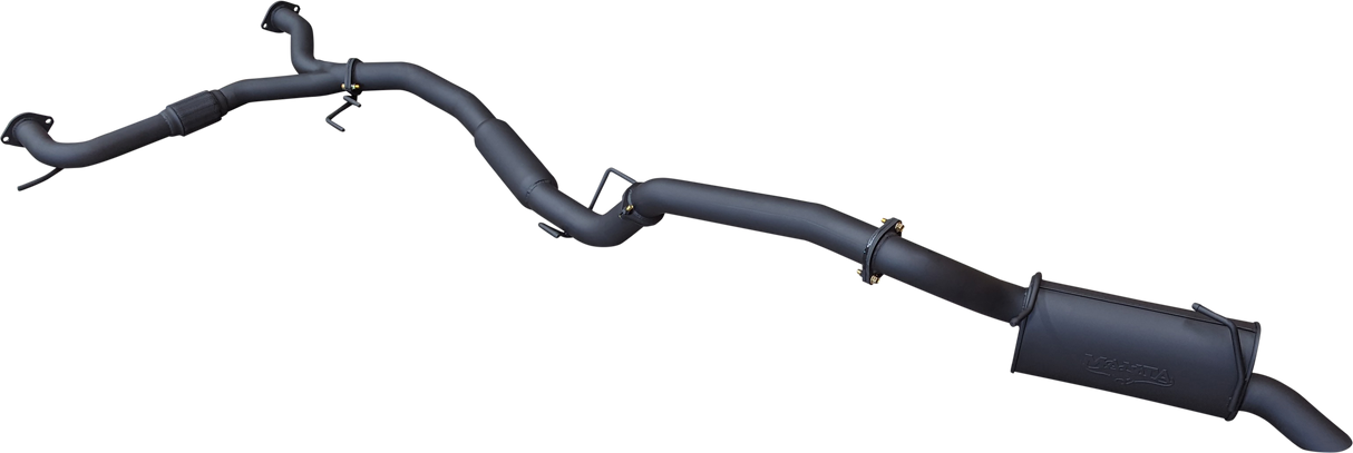 Manta - Nissan Patrol Y62 V8 5.6L Wagon - 3" Cat Back Exhaust System with Hotdog/Muffler