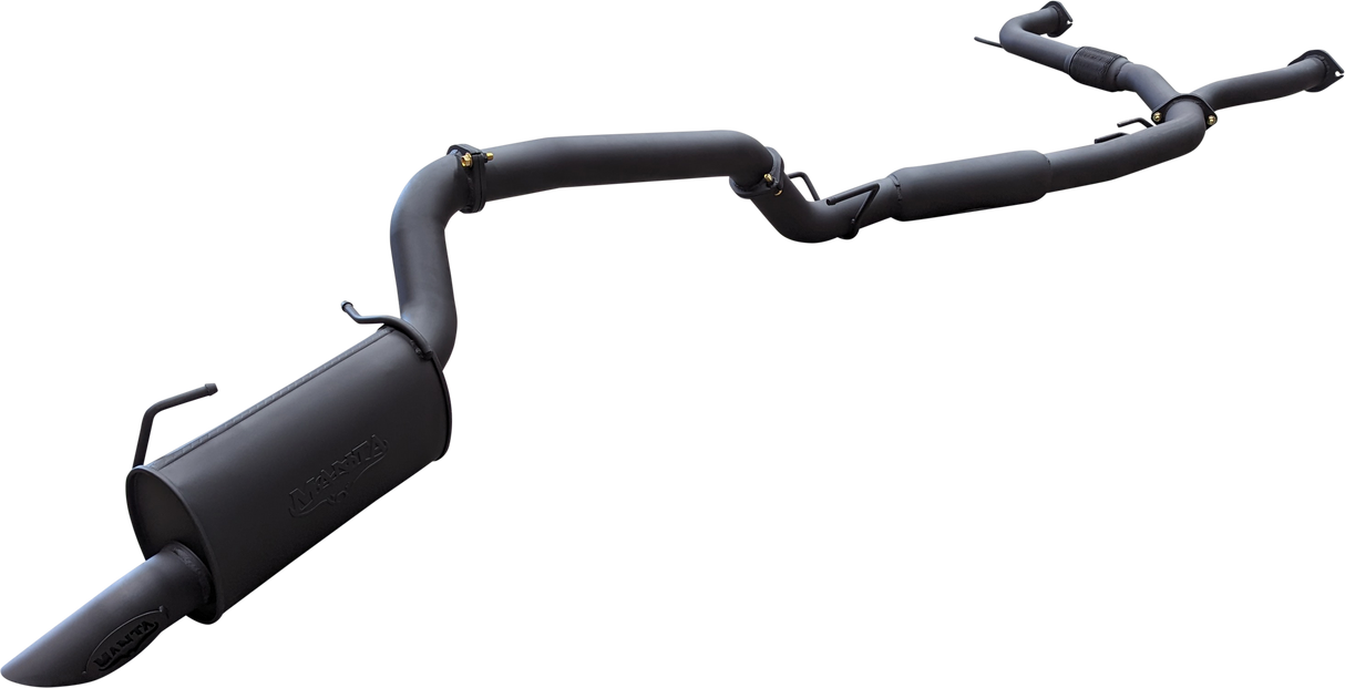 Manta - Nissan Patrol Y62 V8 5.6L Wagon - 3" Cat Back Exhaust System with Hotdog/Muffler