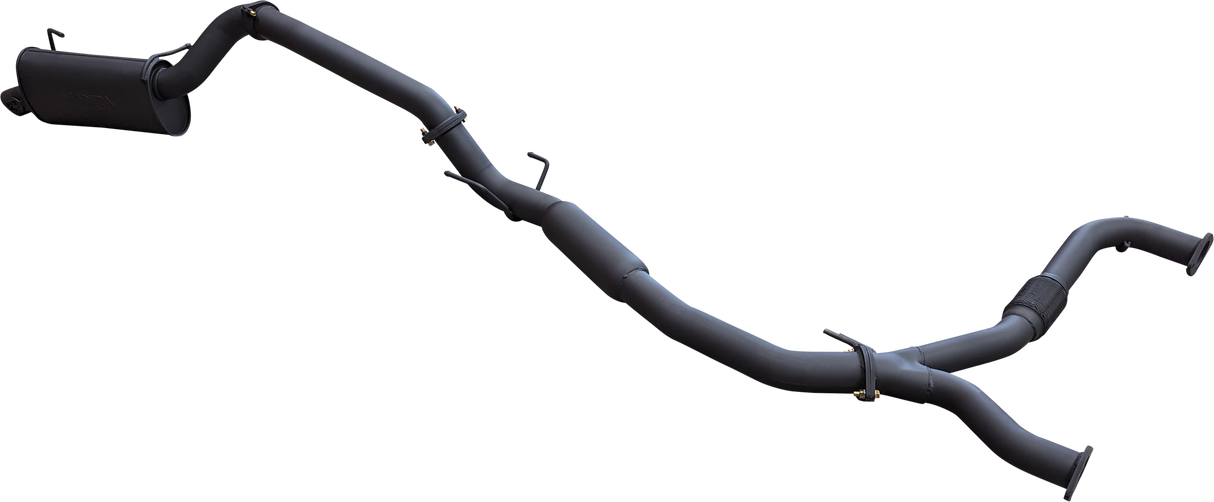 Manta - Nissan Patrol Y62 V8 5.6L Wagon - 3" Cat Back Exhaust System with Hotdog/Muffler