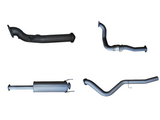 Manta | 3″ Turbo Back Exhaust System with Muffler | Toyota Hilux KZN165R 3.0L TD Ute 1999–2005