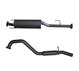 Manta - Toyota Hilux 150 4.0L V6 2.5in Cat Back Exhaust System, centre muffler, rear hotdog