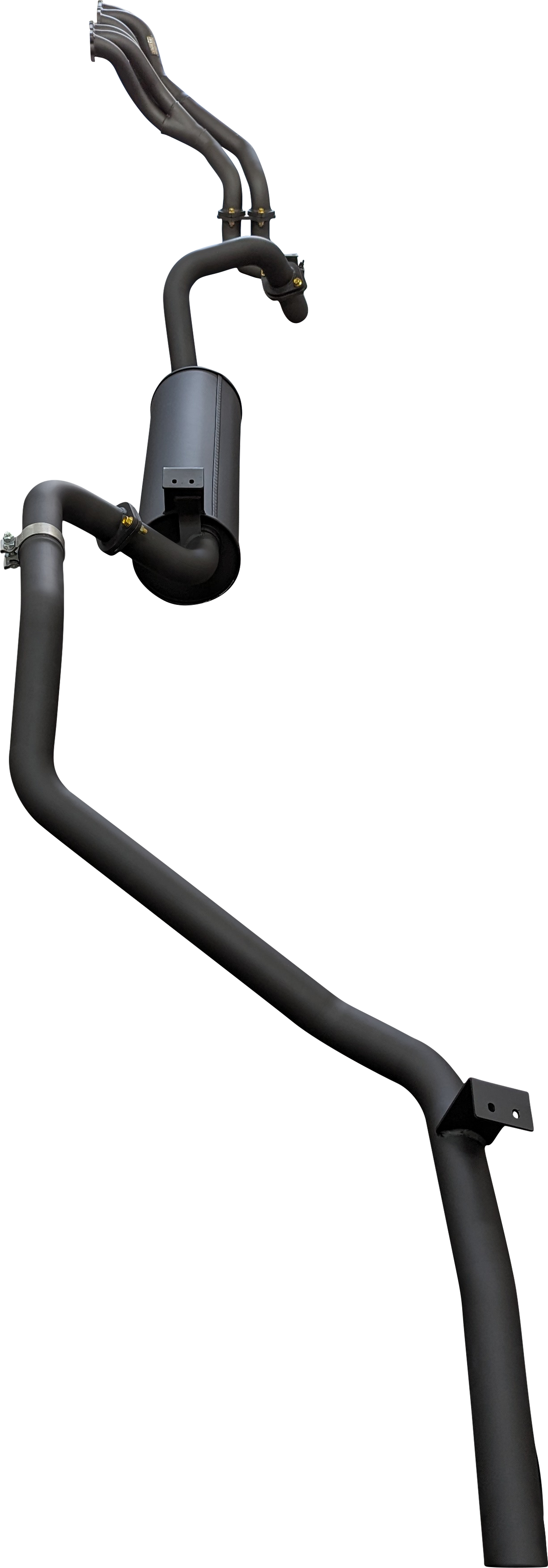 Manta - Toyota LandCruiser FZJ80 4.5L Extractors & 2.5in Full System (mandrel bend extractors)