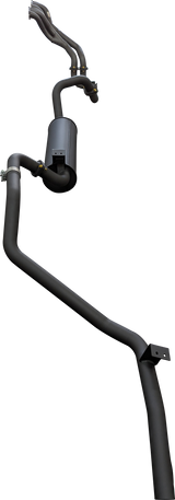 Manta - Toyota LandCruiser FZJ80 4.5L Extractors & 2.5in Full System (mandrel bend extractors)