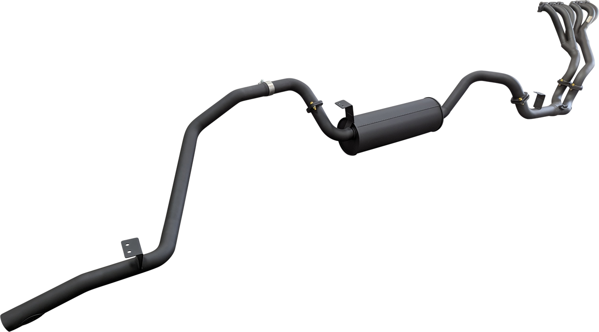 Manta - Toyota LandCruiser FZJ80 4.5L Extractors & 2.5in Full System (mandrel bend extractors)
