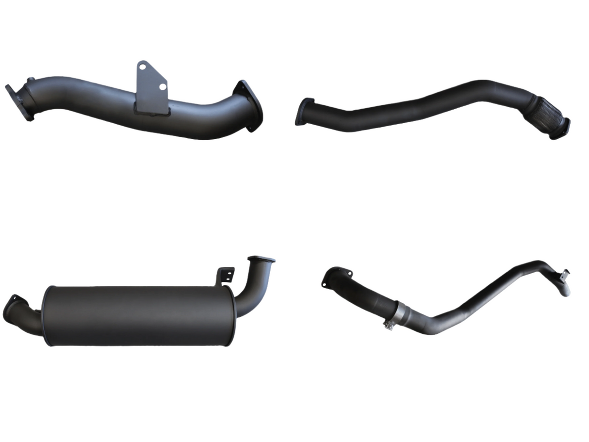 Manta - Toyota HZJ80 3in Turbo Back With Muffler to Suit DTS Kit