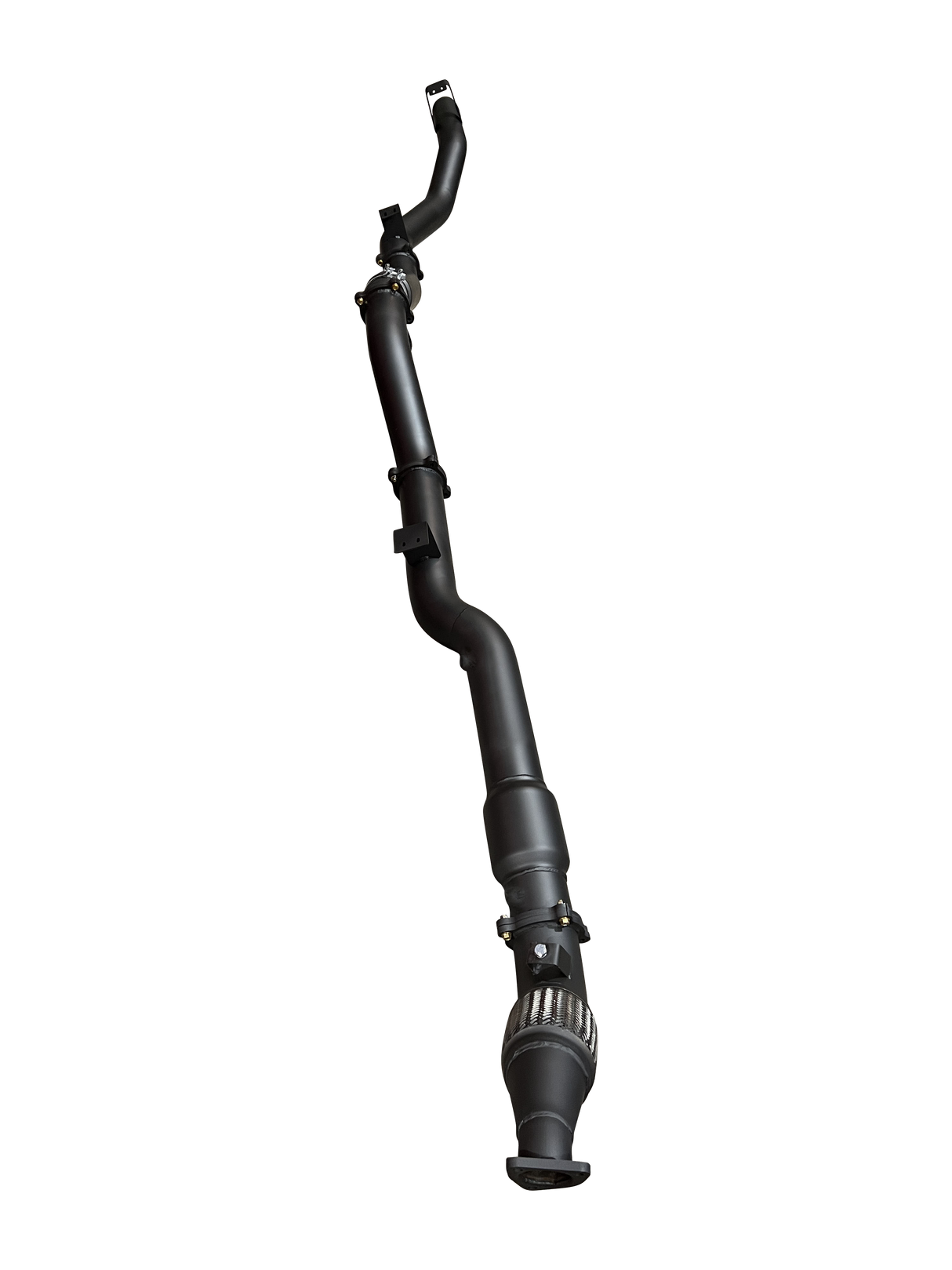 Manta - VDJ79 V8 4.5L TD, Dual Cab Ute 2012-2016, (Without DPF) 4in Single Turbo Back With Cat & With Muffle