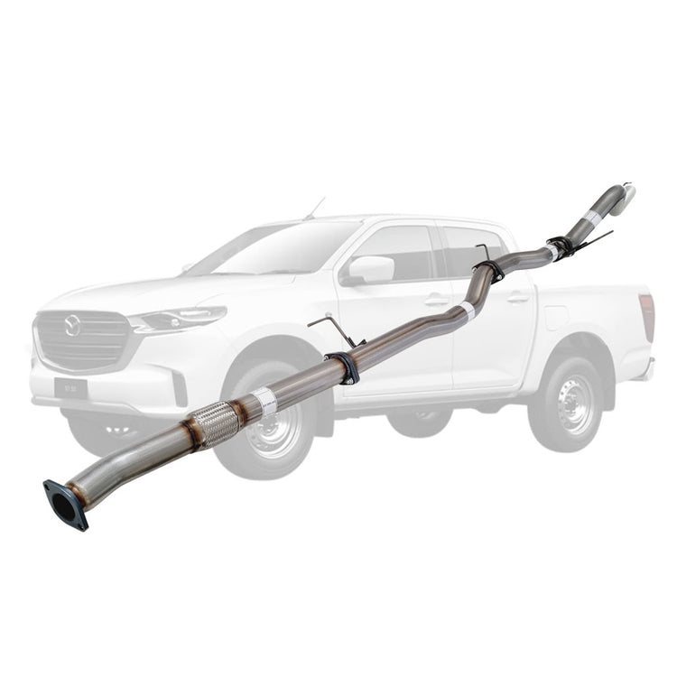 ESA | 3" DPF Back Exhaust | Mazda BT-50 TF 3.0L 2021 Onwards | MZ257-PO