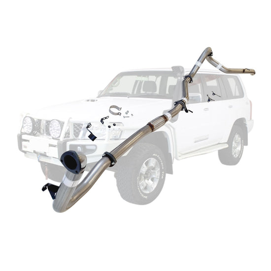 ESA | 3" Turbo Back Exhaust | Nissan Patrol GU Y61 3L ZD30 Wagon 2000-16
