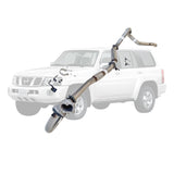 ESA | 3" Turbo Back Exhaust Cast Dump | Nissan Patrol GU Y61 TD42 Wagon