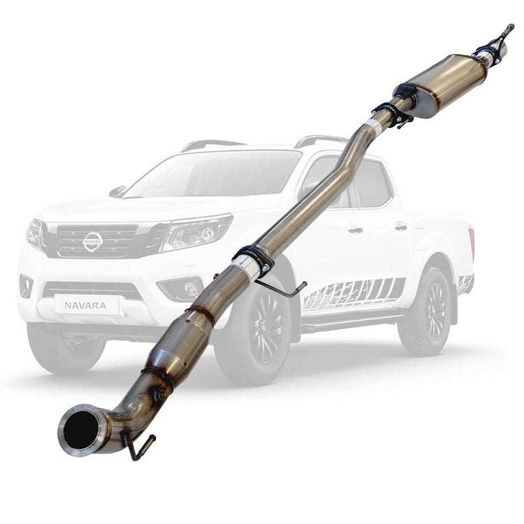 ESA | 3" Turbo Back Exhaust DPF Delete | Nissan Navara | NI221-HO