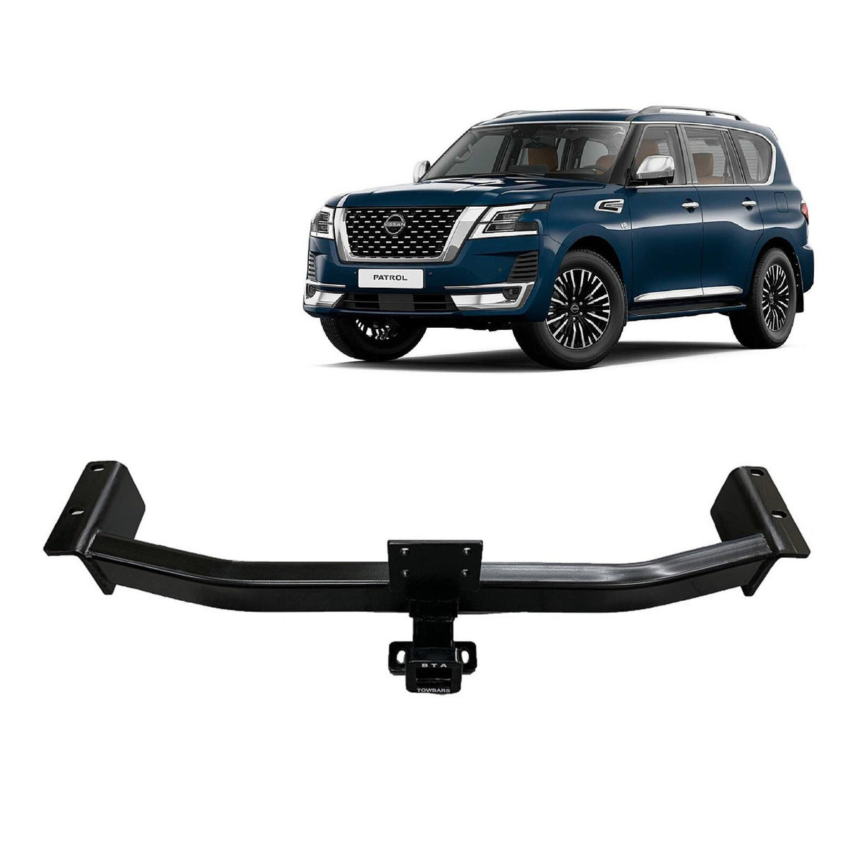 BTA | Heavy Duty Towbar | Nissan Patrol Y62 Wagon 2013-On | 3500kg Capacity | NIS018H