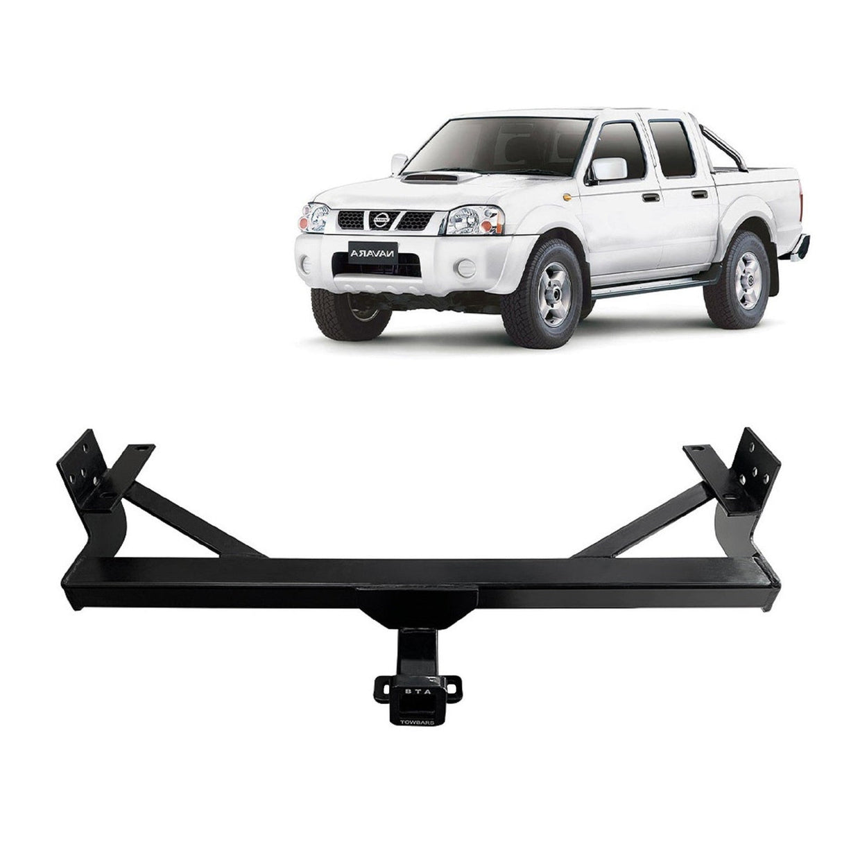 BTA | Heavy Duty Towbar | Nissan Navara D21 D22 1986–2009 | 3000kg Capacity | NIS06H