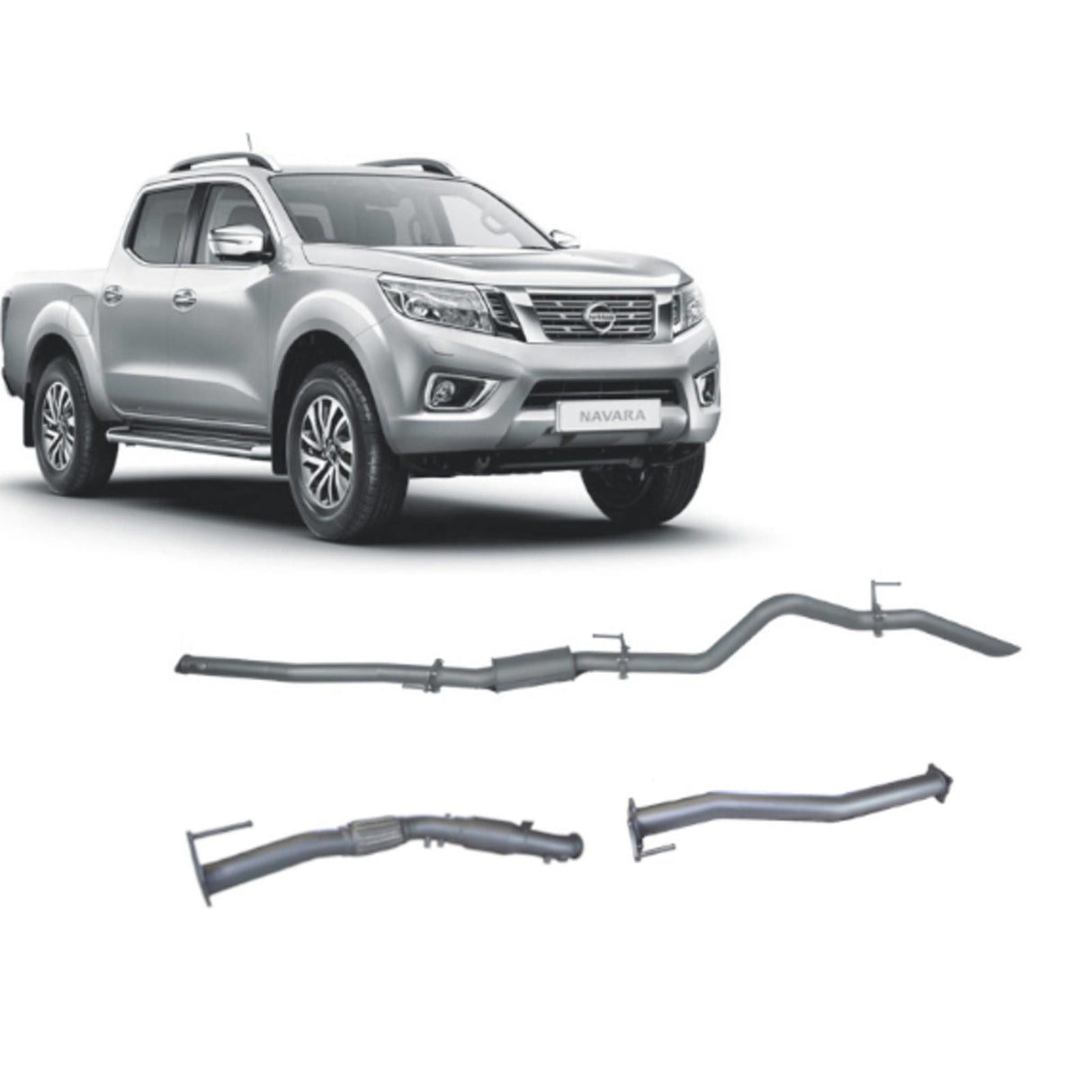 Redback Extreme Duty - Nissan Navara D23 NP300 (2015 - 2021) Turbo Back Exhaust with Highflow Cat
