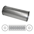 Redback - 3" Universal Muffler Centre/Centre 14x6 Round Aluminised