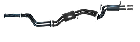 Pacemaker Twin 2.5" Header Back Exhaust with Cat for Ford Falcon BA BF FG XR6 4.0L Barra - PP4496-01