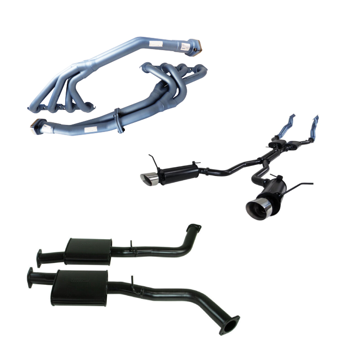 King Brown - Toyota Landcruiser 200 Series V8 4.5L Diesel Twin Turbo Oct 2015 to current (with DPF/Air Purifier back) - Twin 2 1/2" with Rear Pipe Only Option Kit