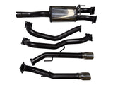 Outlaw 4x4 - RAM DS 1500 5.7L V8 HEMI 2018 - ON Catback Exhaust System with Twin 4" Satin Black Powder Coat Tips