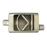 REDBACK | Race Series Fully Welded Sports Muffler 9"x4" Oval 14" Long 2.5" ID | RM002-63