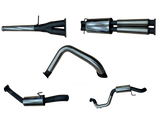 Manta - Chevrolet Silverado 1500 6.2L V8 - 3" Stainless Dual Cat Back Exhaust System with Centre + Rear Mufflers