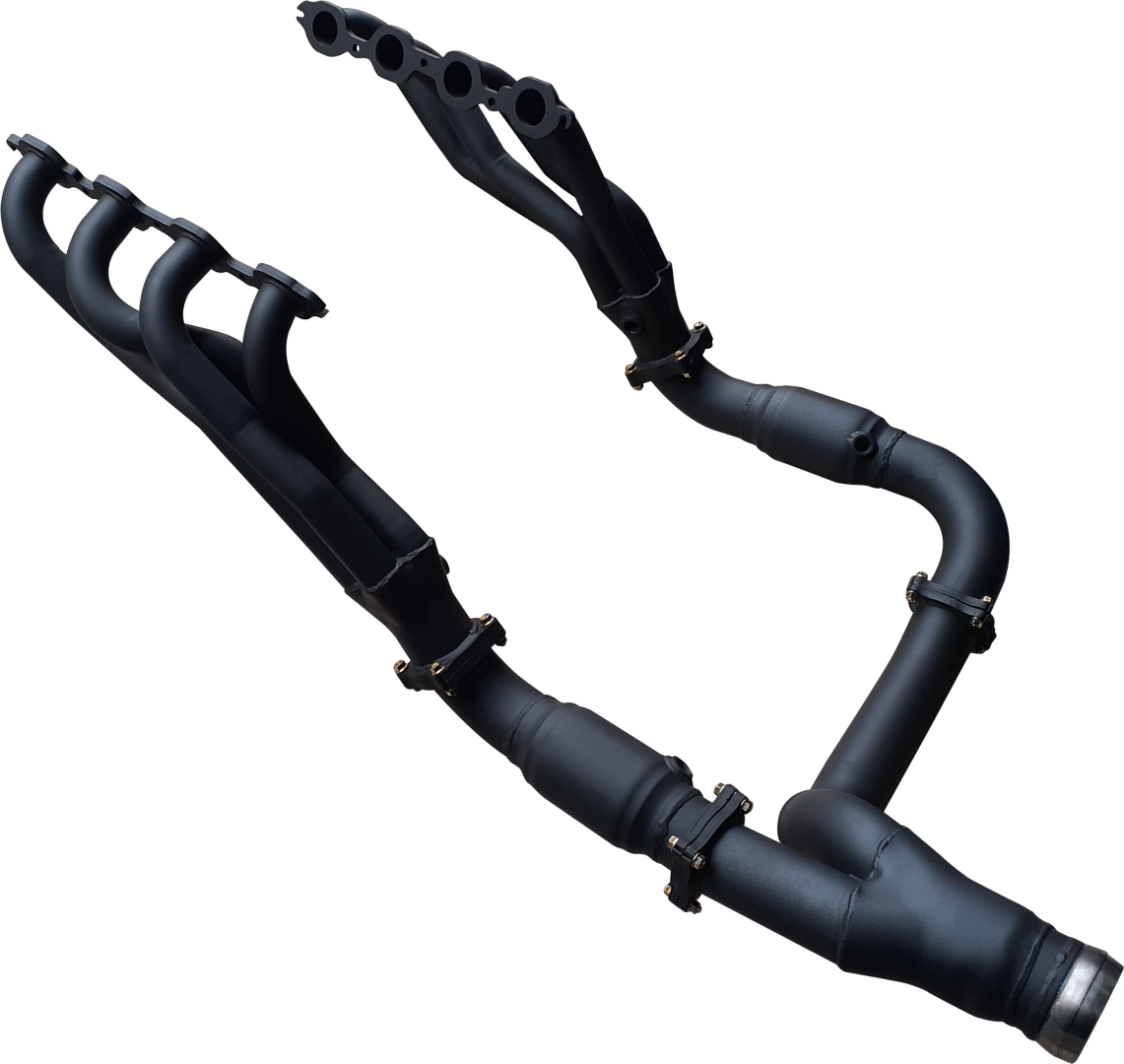 Manta - Chevrolet Silverado 1500 (2019-2024) 6.2L V8 ZR1 & ZR2 - 1 3/4" Extractors + Cats & Y-Pipe to suit Factory Cat Back System (Stainless)