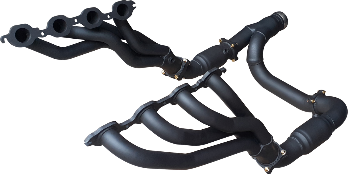 Manta - Chevrolet Silverado 1500 (2019-2024) 6.2L V8 ZR1 & ZR2 - 1 3/4" Extractors + Cats & Y-Pipe to suit Factory Cat Back System (Stainless)