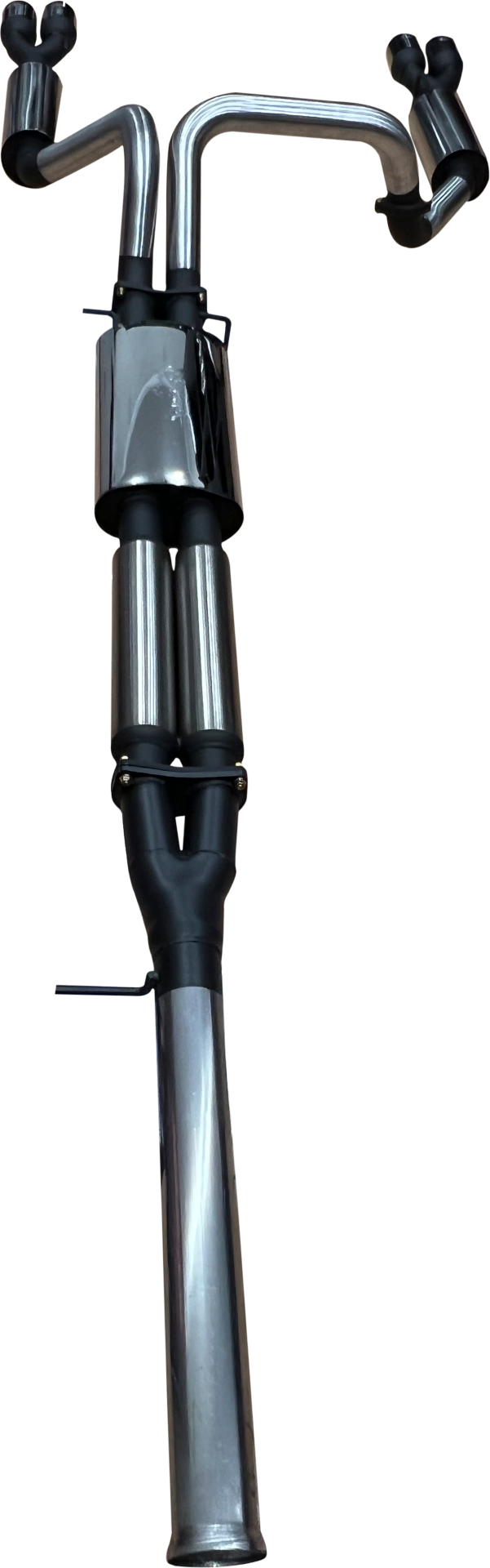 Manta - Chevrolet Silverado (2019-2024) 1500 6.2L V8 - 3" Stainless Dual Cat Back Exhaust System with Hotdogs & Muffler Centre  + Mufflers Rear with Quad Tips