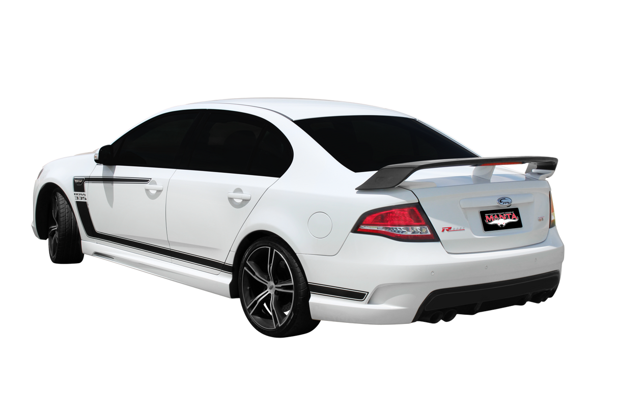 Manta - Ford Falcon FPV FG GT 5.0L V8 Sedan (2010-2016) 3in L & R With Extractors Hotdog/Muffler