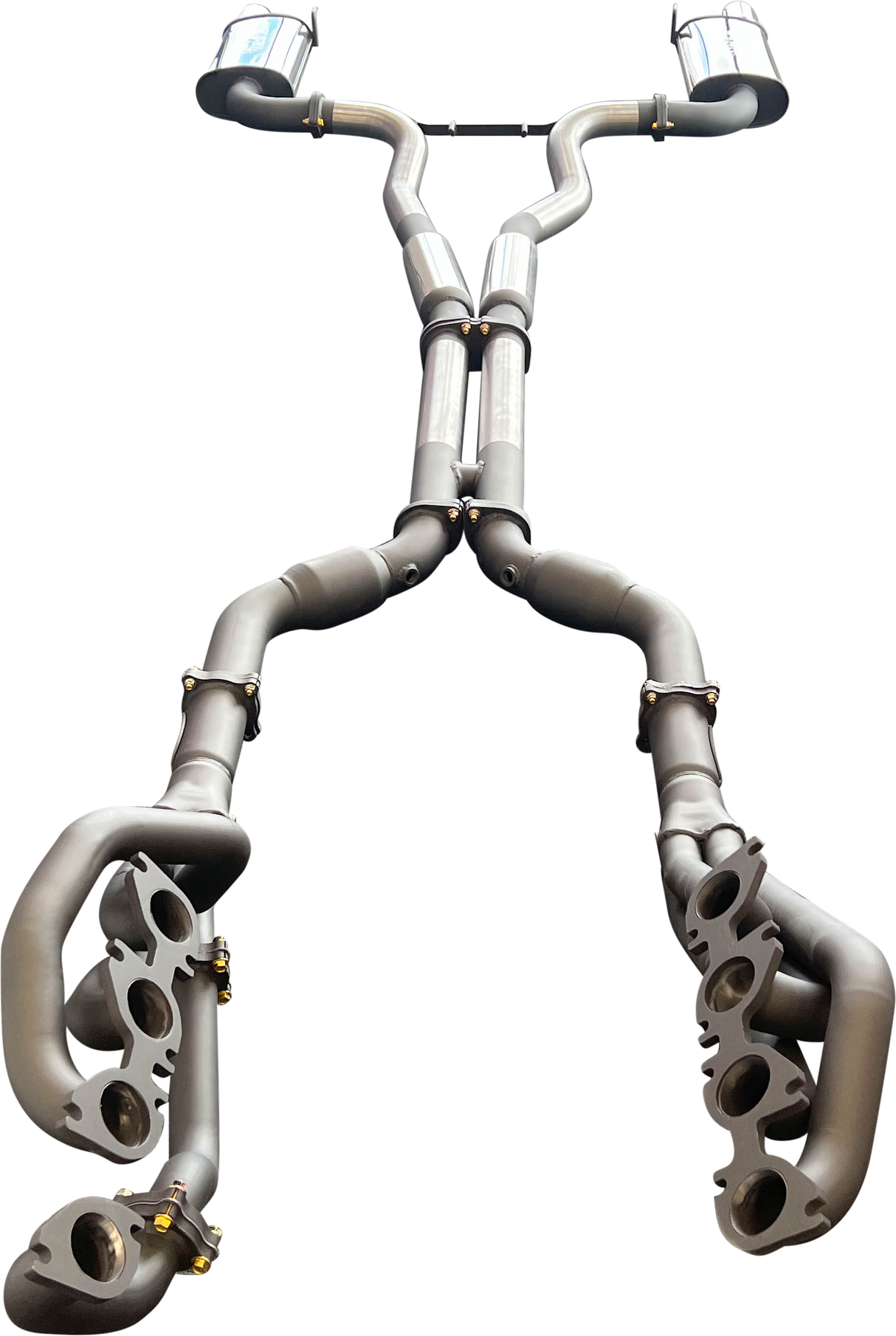 Manta | Twin 3″ Full Exhaust System with 1 7/8″ Headers Twin Tips | Ford Mustang FM S550 5.0L V8 Coupe 2015–2017