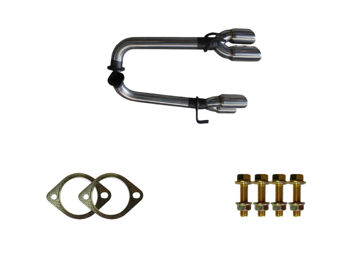 Manta | Twin 2.5″ Axle Back Muffler Delete | Holden Commodore VE, VF Sedan & Wagon V8 6.0L 6.2L HSV & SS 2006–2017