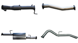 Manta - Nissan Navara NP300 3in Turbo Back Exhaust System Without Cat, Muffler