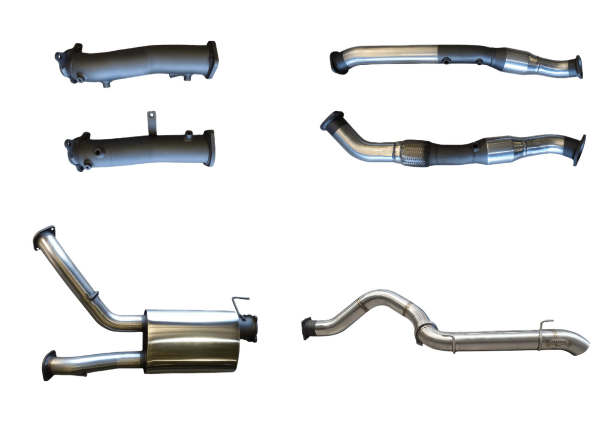 Manta - Toyota VDJ200 DPF 3in Dual With Cat & Muffler 4in Tailpipe
