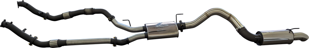 Manta - Toyota VDJ200 DPF 3in DUAL With Cat & Muffler 4in Tailpipe W/ Rear MUF
