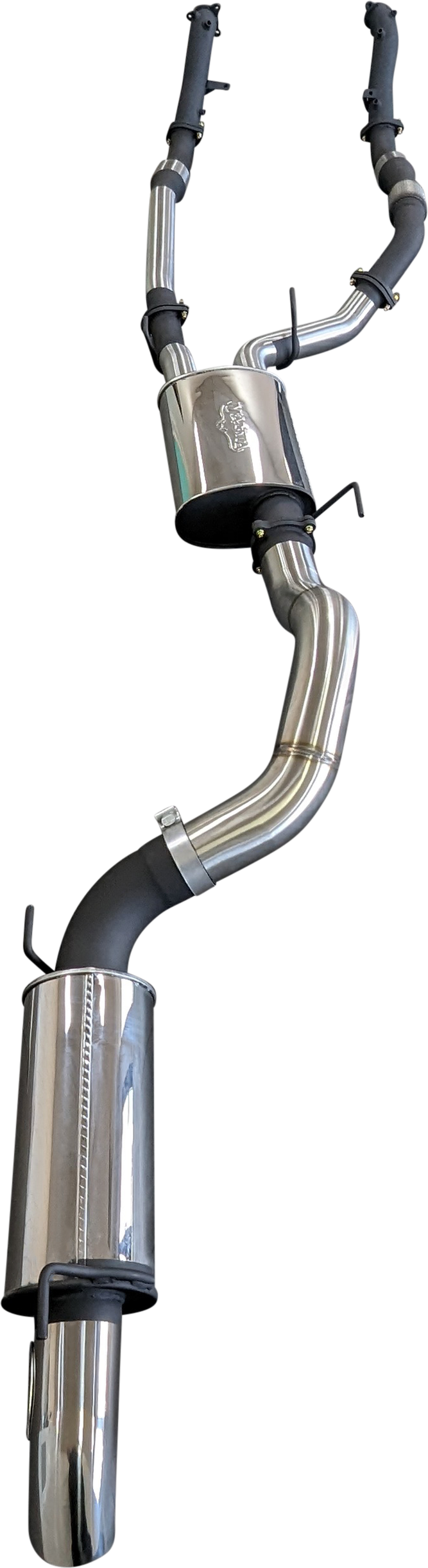 Manta - Toyota VDJ200 DPF 3in DUAL With Cat & Muffler 4in Tailpipe W/ Rear MUF