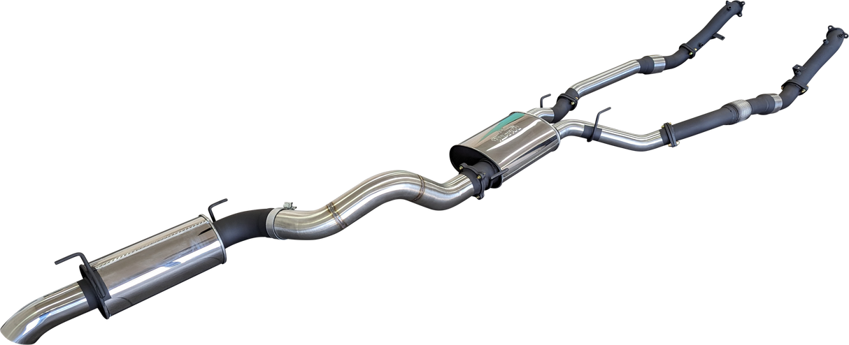 Manta - Toyota VDJ200 DPF 3in DUAL With Cat & Muffler 4in Tailpipe W/ Rear MUF