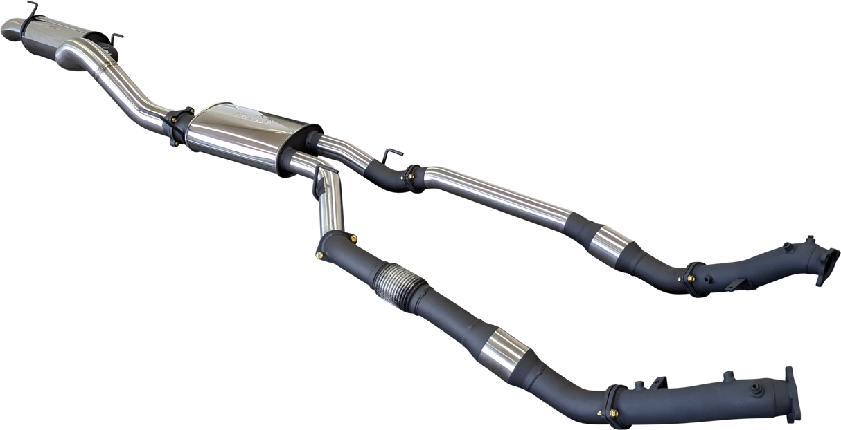 Manta - Toyota VDJ200 DPF 3in DUAL With Cat & Muffler 4in Tailpipe W/ Rear MUF