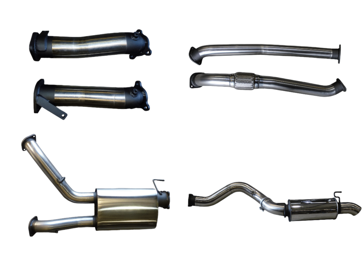 Manta - Toyota VDJ200 3in DUAL NO CAT, W/Muffler, 4in EXIT W/Rear MUF