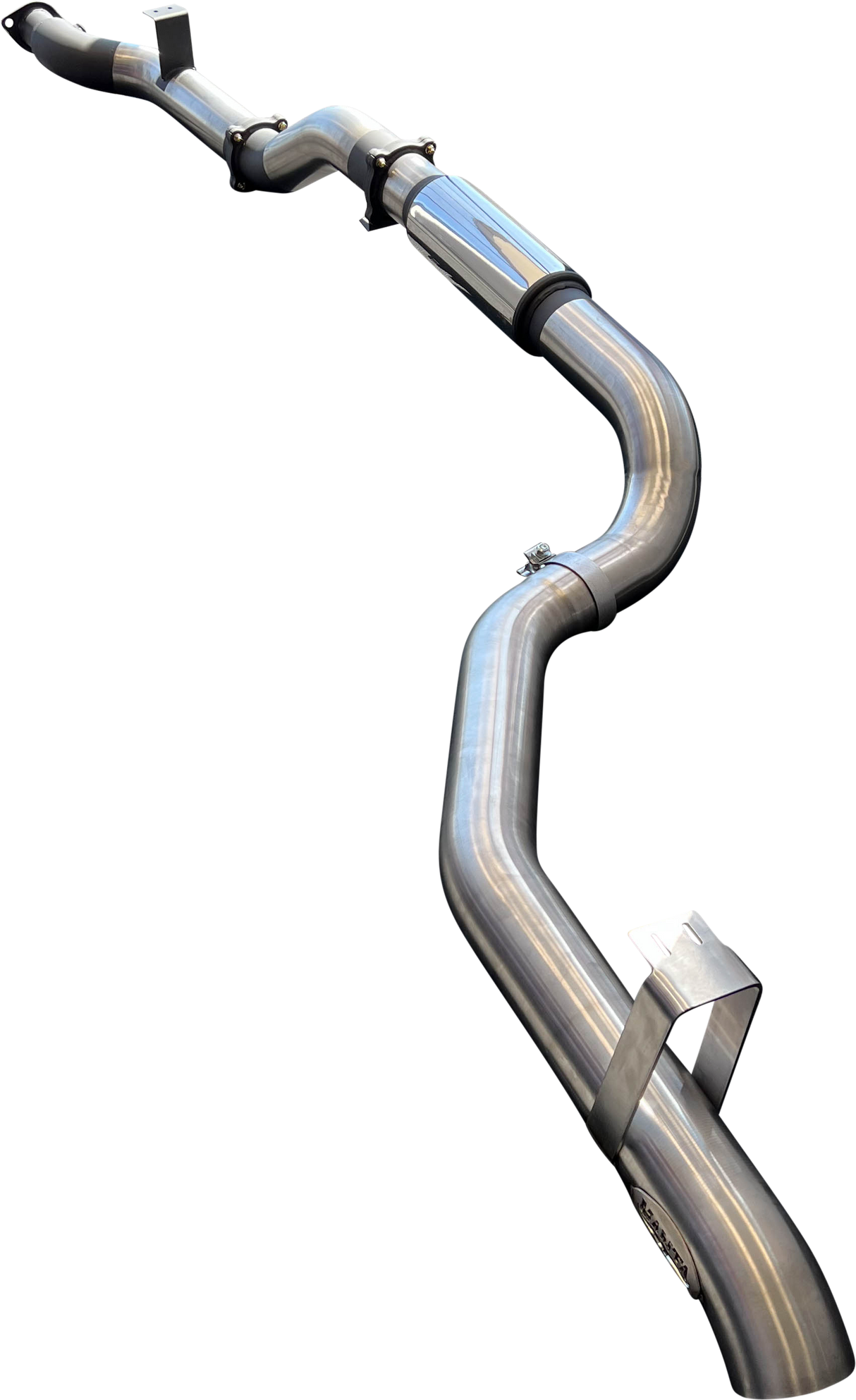 Manta - Toyota Landcruiser VDJ79 Single & Dual Cab Ute 4in DPF Back for Superior Engineering Coil Conversion with Muffler