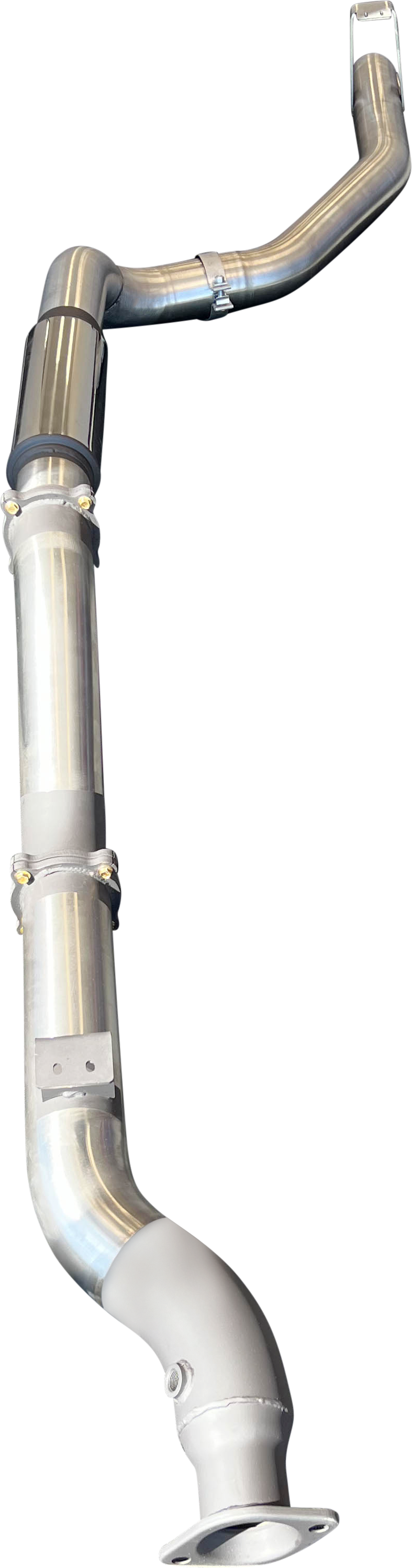 Manta - Toyota Landcruiser VDJ79 Single & Dual Cab Ute 4in DPF Back for Superior Engineering Coil Conversion with Muffler