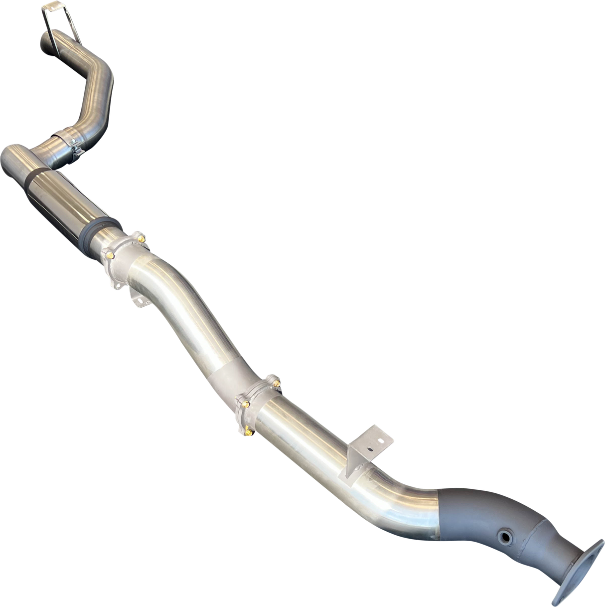 Manta - Toyota Landcruiser VDJ79 Single & Dual Cab Ute 4in DPF Back for Superior Engineering Coil Conversion with Muffler