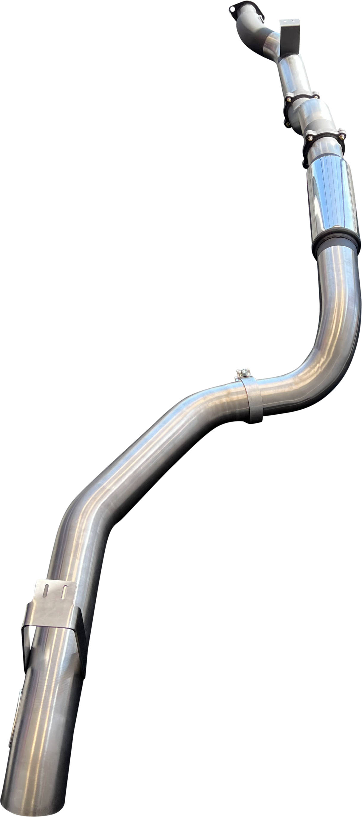 Manta - Toyota Landcruiser VDJ79 Single & Dual Cab Ute 4in DPF Back for Superior Engineering Coil Conversion with Muffler