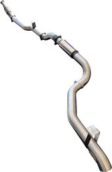 Manta - Toyota Landcruiser VDJ79 Single & Dual Cab Ute 4in Turbo Back for Superior Eng Coil Conversion without Cat with Muffler