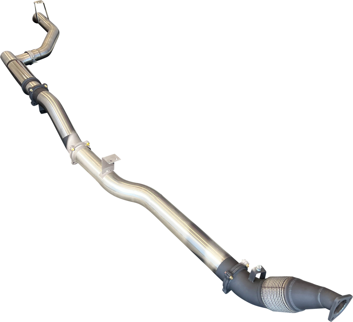 Manta - Toyota Landcruiser VDJ79 Single & Dual Cab Ute 4in Turbo Back for Superior Eng Coil Conversion without Cat with Muffler