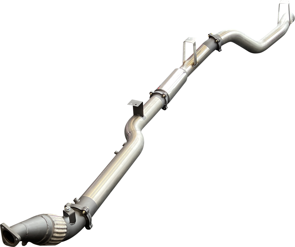 Manta | 4″ Turbo Back without Cat, With Muffler | Toyota Landcruiser VDJ76 V8 Wagon 2007–2016