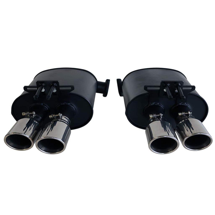 ESA | Twin 2.5" Catback Exhaust HDX Pipe Angle Tips | Holden Commodore VE VF Sedan Wagon | ST180-192HDXA