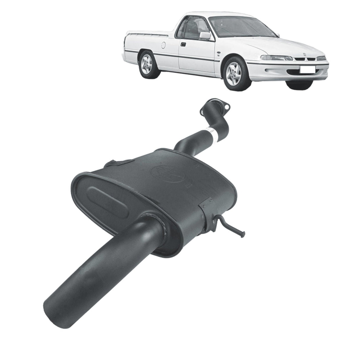 REDBACK | 2.5" Performance Exhaust System | Holden Commodore Ute VS 1995–2000 | K-RPT14589